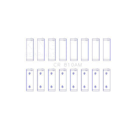 King Engine Bearings Connecting Rod Bearing Set for 1957-1965 Ford F-250 (CR 810AM)