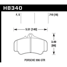 Load image into Gallery viewer, Hawk Performance HPS Disc Brake Pad (HB340F.710)