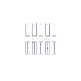 King Engine Bearings Main Bearing Set for 2001-2005 Nissan Almera (MB5373AM0.25)