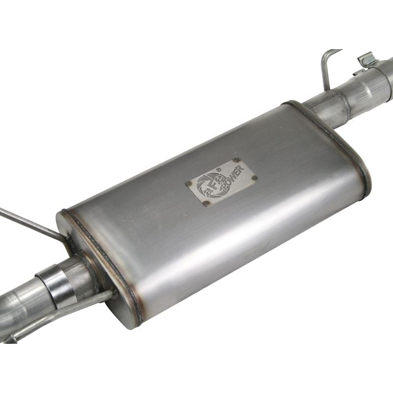 aFe MACH Force-Xp 2-1/2in 409 Stainless Steel Cat-Back Exhaust System w/Polished Tip (49-46021-P)