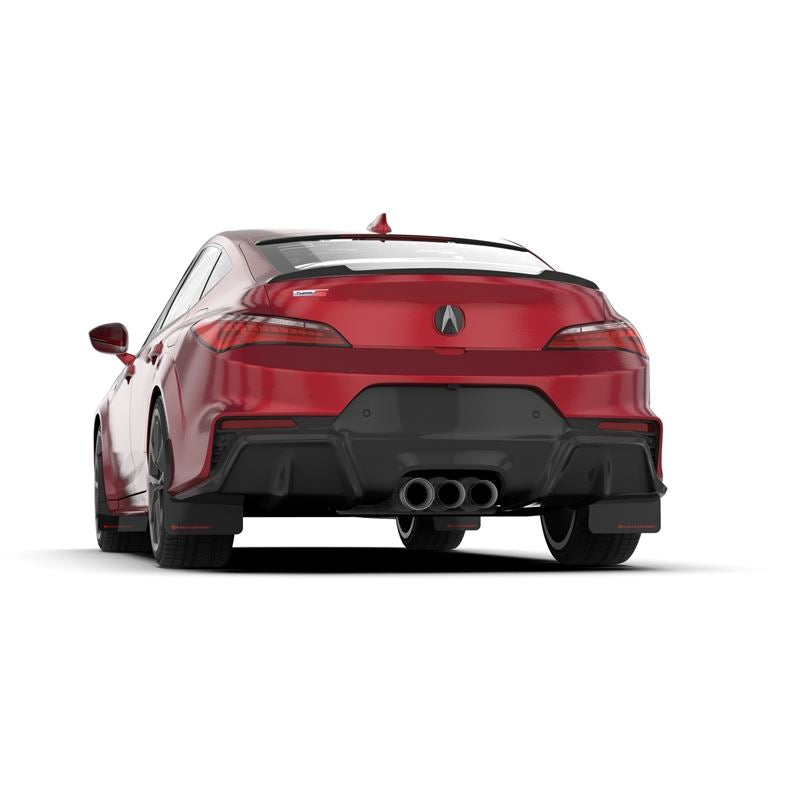 Rally Armor Black Mud Flap/Red Logo for 2023-24 Acura Integra A-Spec (MF109-UR-BLK-RD)