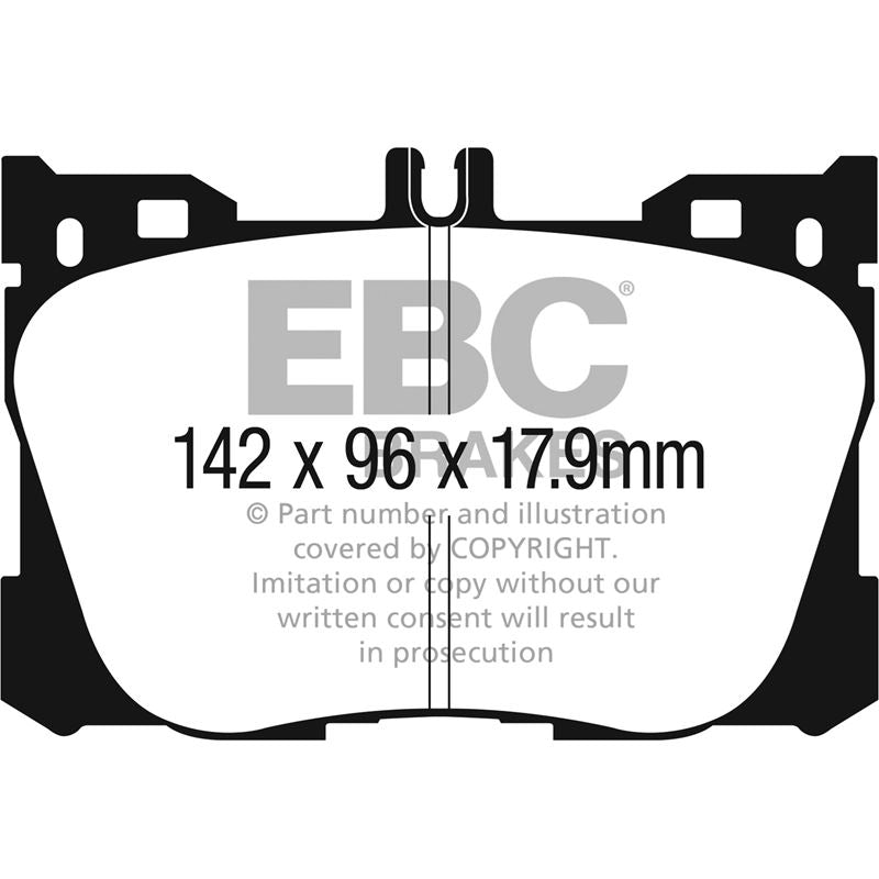 EBC Greenstuff 2000 Series Sport Brake Pads (DP23070)