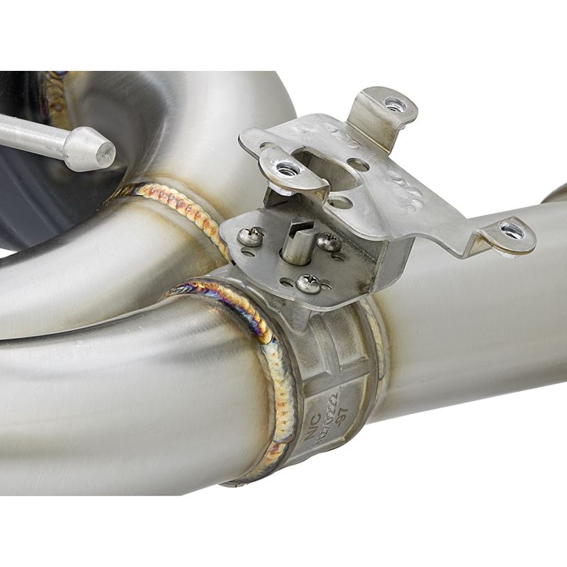 aFe MACH Force-Xp Stainless Steel Cat-Back Exhaust System w/Black Tips (49-36334-B)