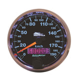 AutoMeter Pro-Cycle Gauge Speedo 2 5/8in 190 Kmh Elec Black (19340-M)