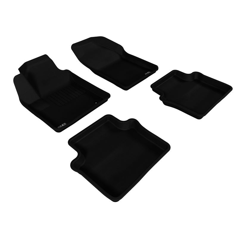 3D Maxpider KAGU Floor Mat, BLACK, 1ST ROW/2ND ROW (L1CY00101509)