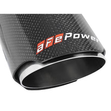 Load image into Gallery viewer, aFe MACH Force-Xp 304 Stainless Steel Clamp-on Exhaust Tip Carbon Fiber (49T25354-C07)