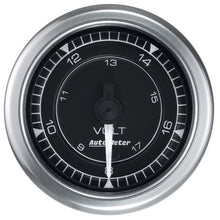 Load image into Gallery viewer, AutoMeter Chrono 2-1/16in 18V Voltmeter Gauge (8191)