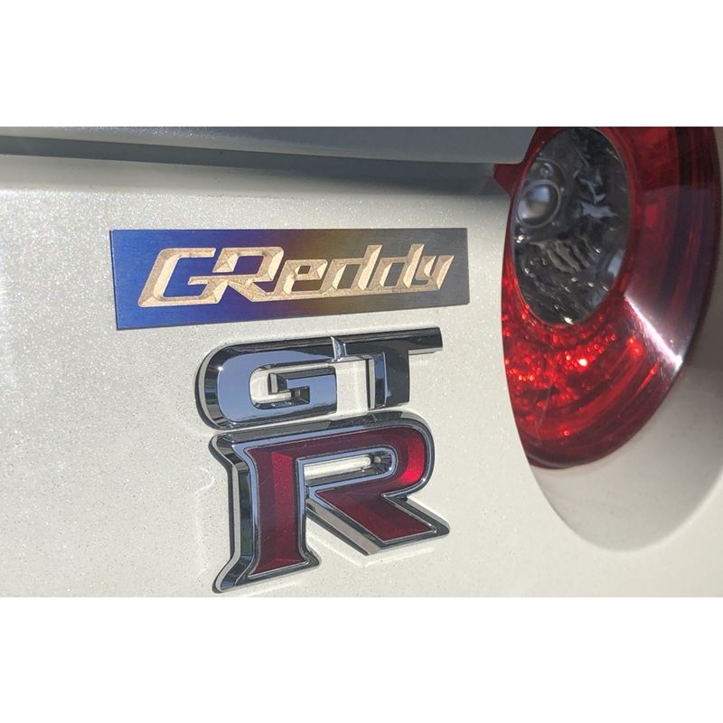 GReddy Titanium Emblem - (105x20mm) (18000201)