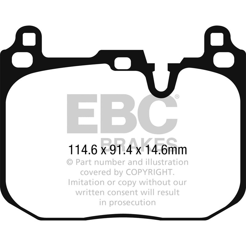 EBC Greenstuff 2000 Series Sport Brake Pads (DP22271)