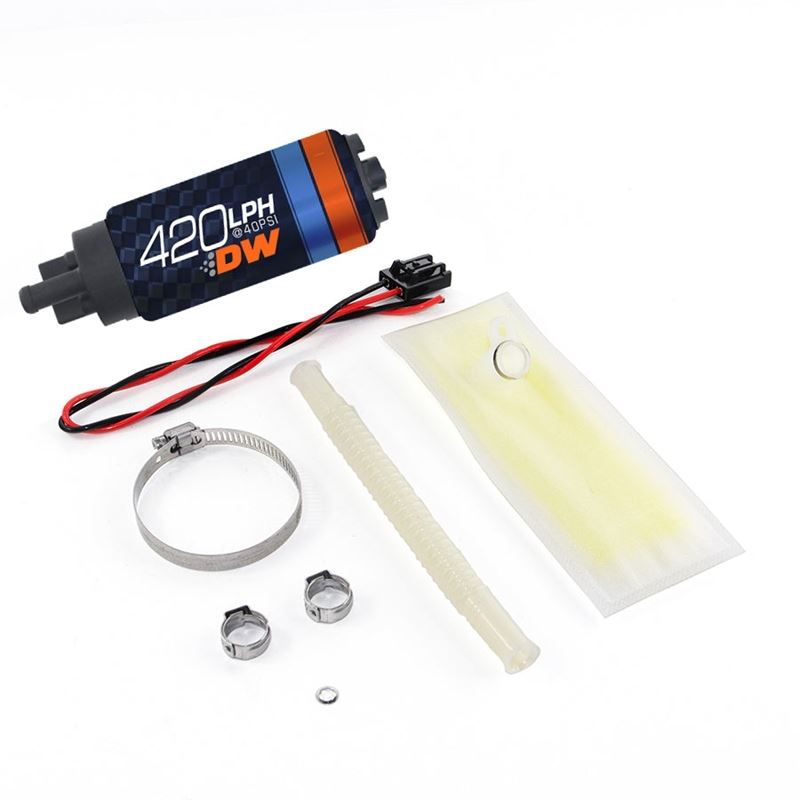 Deatschwerks DW420 Series 420lph In-Tank Fuel Pump w/ Install Kit For BMW E36 / E46 (9-421-1031)