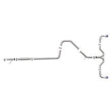 Load image into Gallery viewer, Takeda 3 IN to 2-1/2 IN 304 Stainless Steel Cat-Back Exhaust w/ Blue Flame Tip (49-37003-1L)