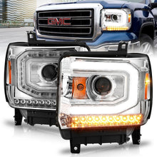 Load image into Gallery viewer, ANZO USA Projector Headlight Set for 2014-2015 GMC Sierra (111514)