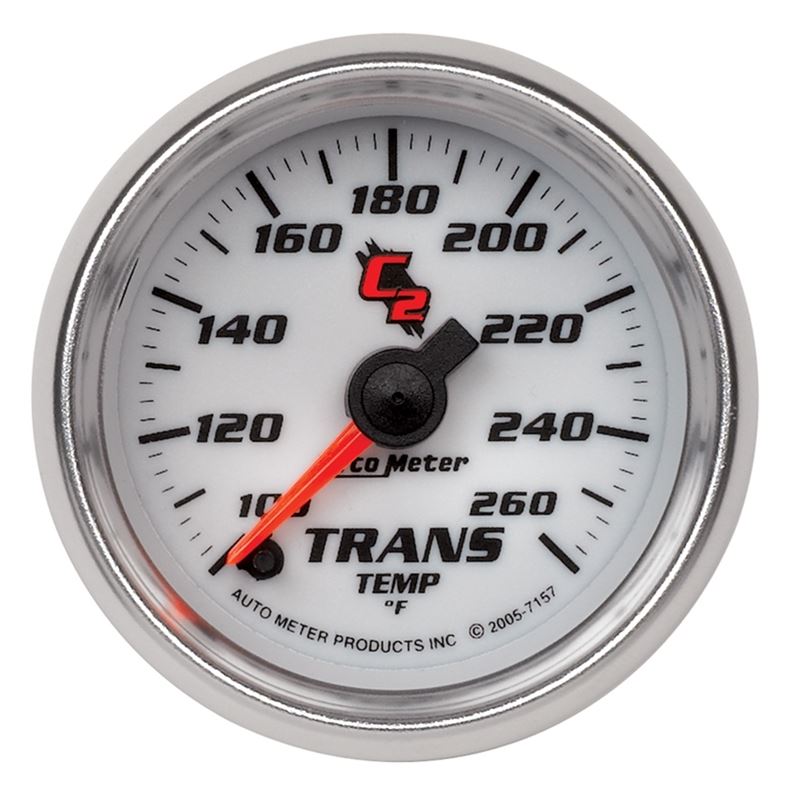 AutoMeter C2 52mm 100 - 260 Deg. F Electronic Trans Temp Gauge (7157)