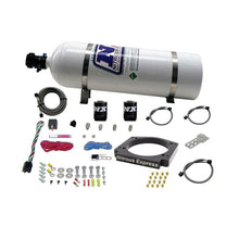 Load image into Gallery viewer, Nitrous Express GM LS 112mm Adapter Plate Kit (100-400HP) w/ 15LB Bottle (20917-15)