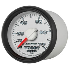 Load image into Gallery viewer, AutoMeter Factory Match 52.4mm Mechanical 0-100 PSI Boost Gauges 3 pressure Ranges (8506)