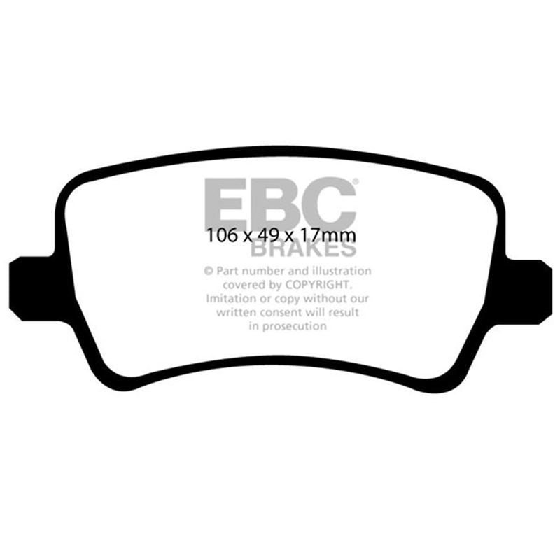 EBC Yellowstuff Street And Track Brake Pads (DP41934R)