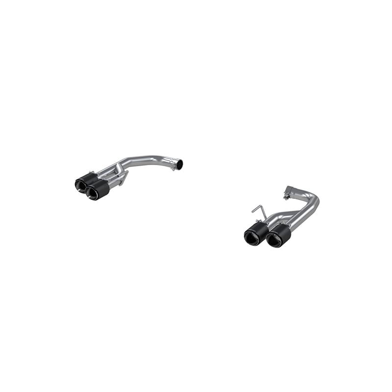 MBRP Exhaust 2.5in. Axle Back with Quad 4in. CF Tips Non Active Exhaust T304 (S72113CF)