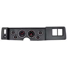 Load image into Gallery viewer, AutoMeter Designer Black 79-81 Camaro Dash Kit 6pc Tach / MPH / Fuel / Oil / WTMP / Volt (7023-DB)