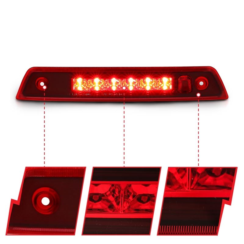 ANZO USA LED 3rd Brake Light Red Lens (531108)