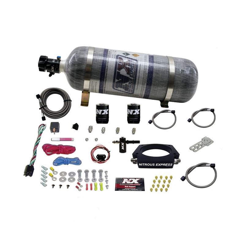 Nitrous Express 2014+ Chevrolet Corvette C7 Nitrous Plate Kit (50-300HP) w/Composite Bottle (20938-12)