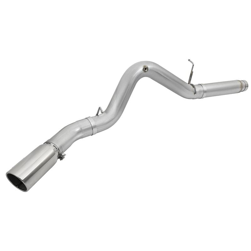 aFe ATLAS 5 IN Aluminized Steel DPF-Back Exhaust System w/Polished Tip (49-04081-P)