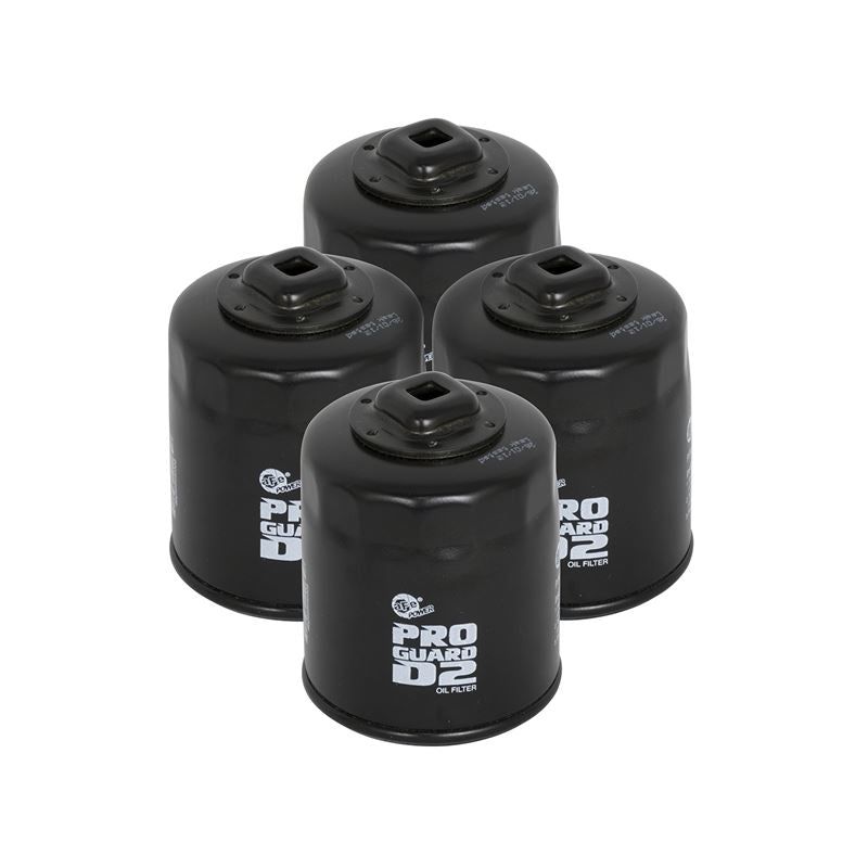 aFe Pro GUARD D2 Oil Filter (4 Pack) (44-LF014-MB)