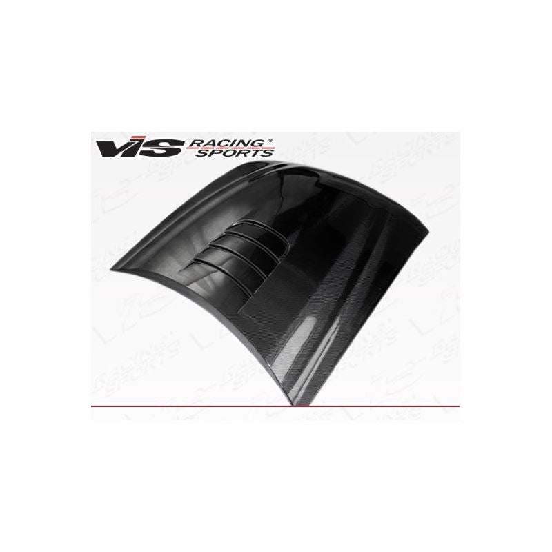 VIS Racing Cobra R 2000 Style Black Carbon Fiber Hood (99FDMUS2DCR-010C)