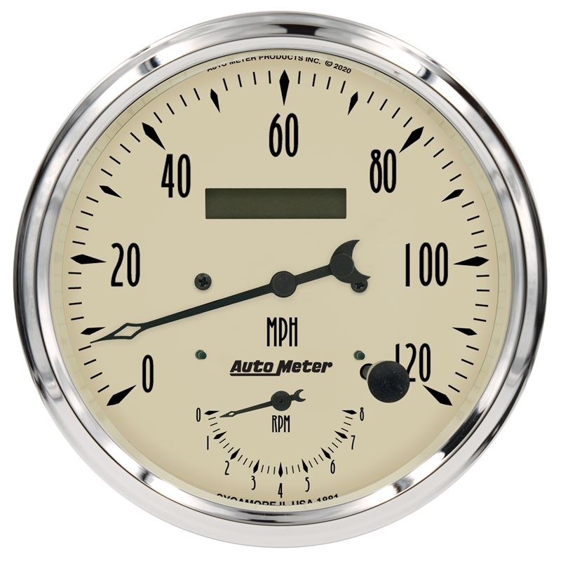 AutoMeter 5" TACH/SPEEDO COMBO 8,000 RPM/120 MPH (1870)