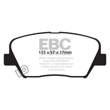 Load image into Gallery viewer, EBC Redstuff Ceramic Low Dust Brake Pads (DP31863C)