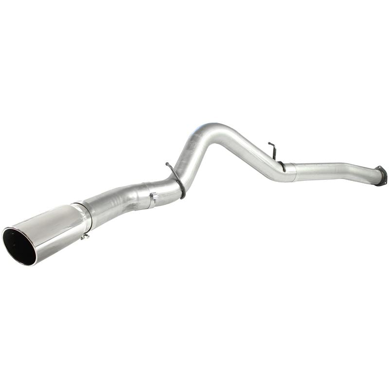 aFe ATLAS 5 IN Aluminized Steel DPF-Back Exhaust System w/Polished Tip (49-04040-P)