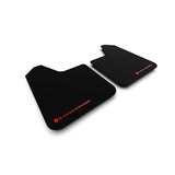 Rally Armor Universal - Black Mud Flap/Red Logo (MF12-BAS-RD-LRT)