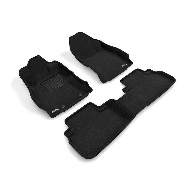 3D Maxpider ELEGANT Floor Mat, BLACK, 1ST ROW/2ND ROW (L1SB02404709)