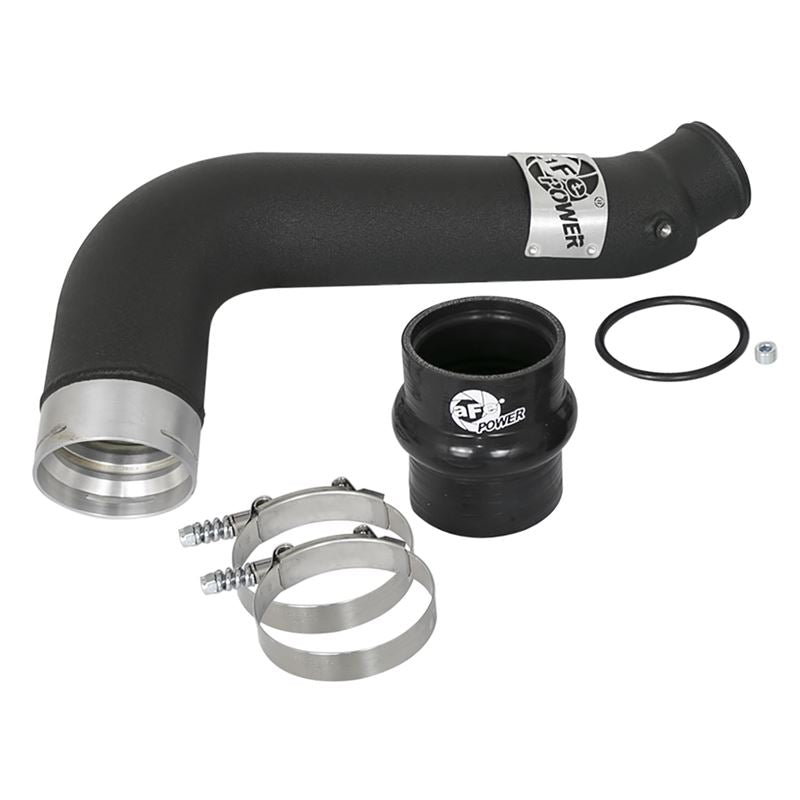 aFe BladeRunner 3 IN Aluminum Aluminum Cold Charge Pipe Black (46-20339-B)