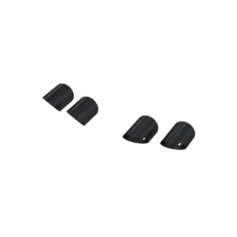 MBRP Exhaust 4" OD Quad Tip Cover Kit BLK (T5198BLK)