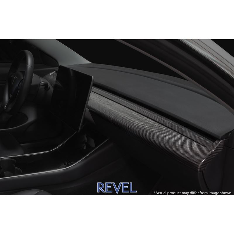 Revel GT Dry Carbon Front Panel (Center) for Tesla Model 3 *1 PC (1TR4GT1AX02)