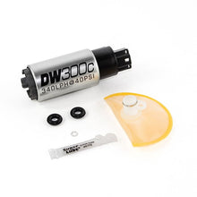 Load image into Gallery viewer, Deatschwerks DW300C series, 340lph compact fuel pump without mounting clips and install kit (9-307-1018)