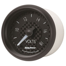 Load image into Gallery viewer, AutoMeter GT Series 52mm Full Sweep Electronic 8-18 Volts Voltmeter (8091)