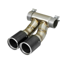 Load image into Gallery viewer, aFe MACH Force-Xp 3-1/2 IN Carbon Fiber OE Replacement Exhaust Tips (49C36413-C)