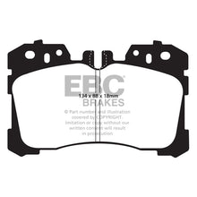 Load image into Gallery viewer, EBC Yellowstuff Street And Track Brake Pads (DP41811R)