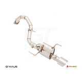 GTHAUS Musa GTS (Ultimate Sport Performance) Exhaust; 1x130mm (Round Split); Stainless Steel (LE0811539)