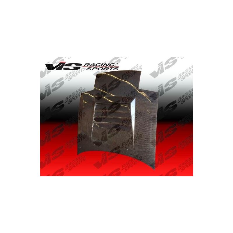 VIS Racing Drift Style Black Carbon Fiber Hood (93MZRX72DDFT-010C)