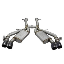 Load image into Gallery viewer, aFe MACH Force-Xp 3 IN 304 Stainless Steel Axle-Back Exhaust System w/Black Tip (49-34068-B)