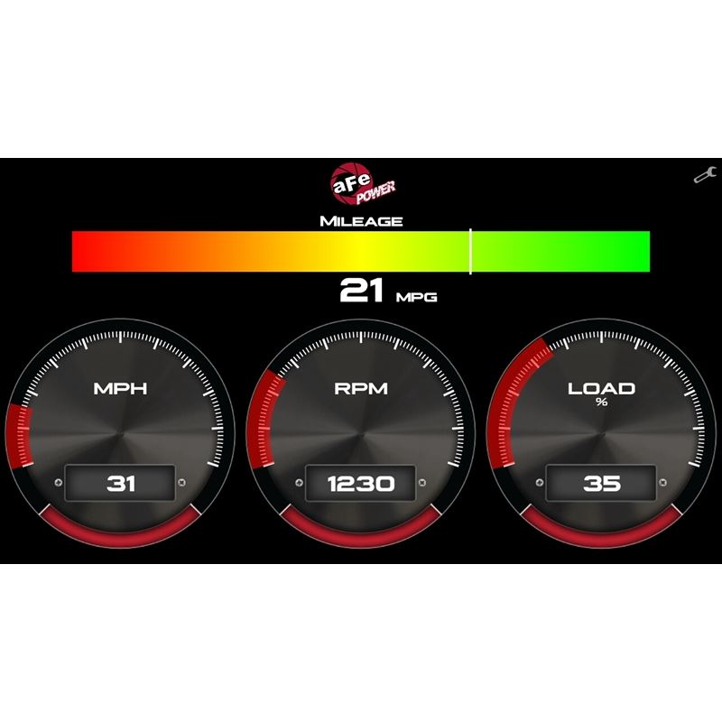 aFe AGD 5-1/2 IN Digital Gauge Display Monitor (77-91001)