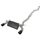 aFe MACH Force-Xp 304 Stainless Steel Cat-Back Exhaust System w/Black Tips (49-36340-B)