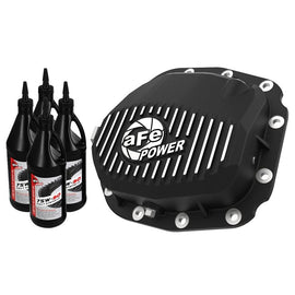 aFe Pro Series Differential Cover Black w/ Machined Fins and Gear Oil (Super 8.8 axle) (46-71181B)