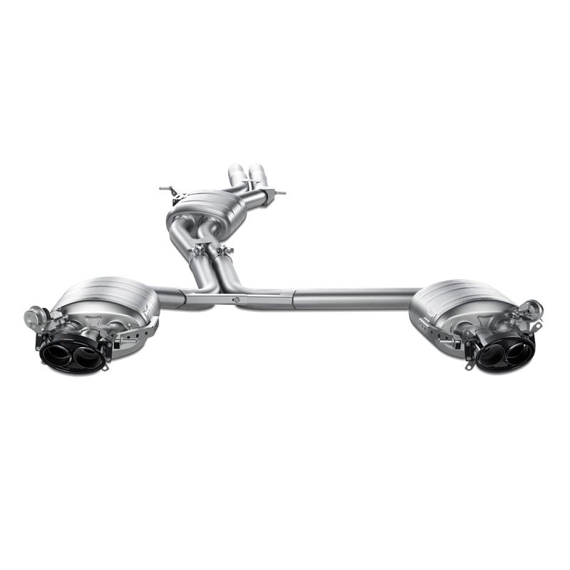 Akrapovic 17-19 Alfa Romeo Giulia Quadrifoglio Evolution Line Cat Back (Titanium) (S-AR/TI/1H)