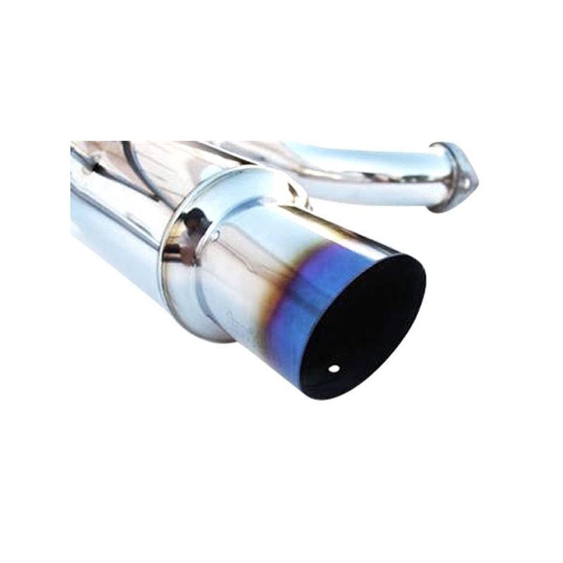 Invidia 08-09 WRX Sedan 76mm (101mm tip) REGULAR Titanium Tip Cat-back Exhaust (HS08SW4GTT)