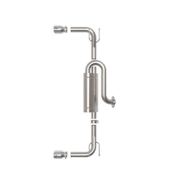 Takeda Axle-Back Exhaust System for 2019-2022 Mazda 3(49-37023-P)