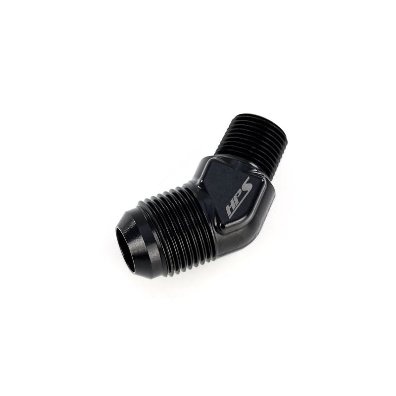 HPS Pefromance AN Flare to NPT 45 Degree Adapter (AN823-4-6)