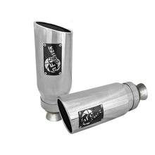 Load image into Gallery viewer, aFe MACH Force-Xp 304 Stainless Steel OE Replacement Exhaust Tip Polished (49C42073-P)